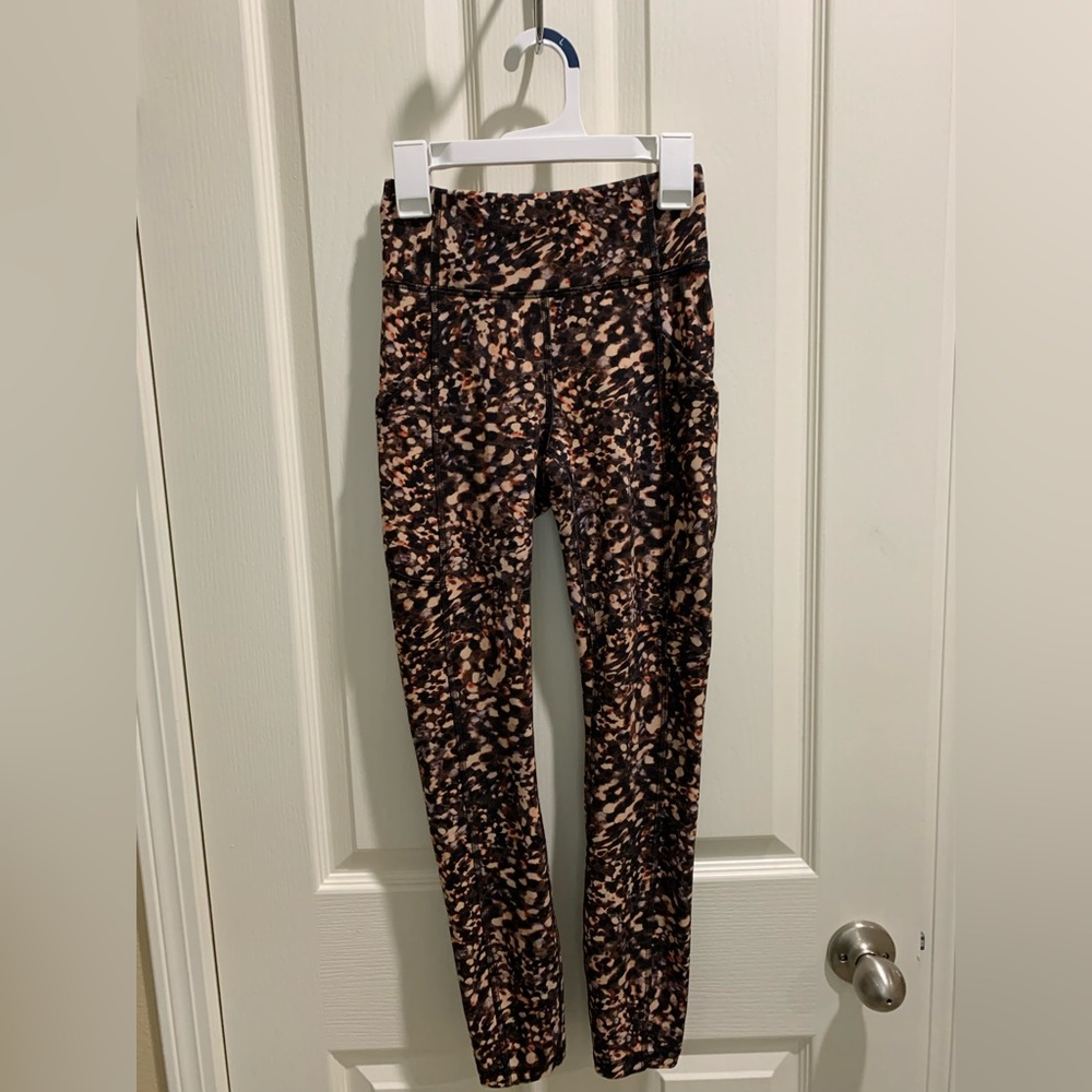 Lululemon Leggings, Size 2- animal print, athleisure, crossfit soulcycle